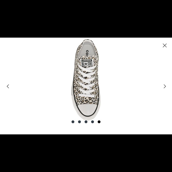 Chuck Taylor All Star Low Top cheetah M 12 W 14 - Picture 11 of 12